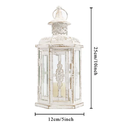 Porte-bougie Portable d'extérieur, lanterne, décoration de maison, cadeau de chambre à coucher, poignée suspendue pour table de noël, décoration — image 8