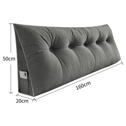 Coussin de dossier triangulaire pour lit ou canapé — image 6