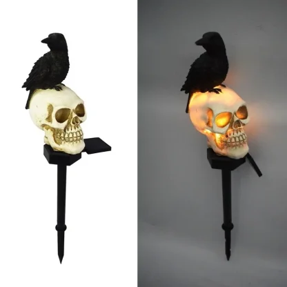 Lumière d'extérieur squelette grimaçant — image 4
