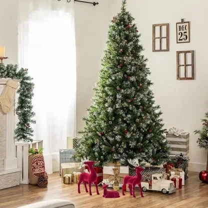 Décoration de noël en forme de renne, 3 pièces, Figurine d'élan, décoration de fête, rétro, fête de noël, pièce maîtresse festive — image 2