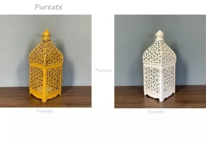 Lanterne marocaine en métal, porte-bougie — image 2