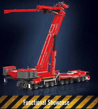 Mould King-Jouet de voiture technique Hurized LTM 17007/17008, camion-grue, modèle d'assemblage de nuit, briques de construction, cadeau de Noël pour enfants, 11200 — image 20