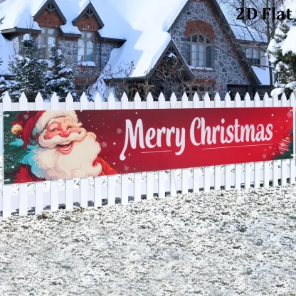 Bannière extérieure de noël, décorations de joyeux noël pour la maison, décor extérieur de noël, bonne année 2025, 2026 — image 40
