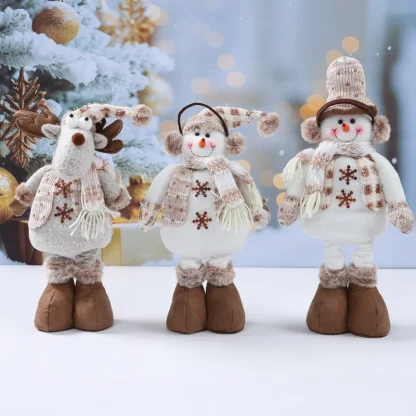 Poupée de noël télescopique, décorations de joyeux noël pour la maison, ornement de noël 2025, cadeaux de noël, nouvel an 2026 — image 29