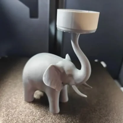 Bougeoir éléphant pour bougie chauffe-plat — image 5