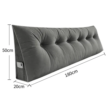 Coussin de dossier triangulaire pour lit ou canapé — image 7