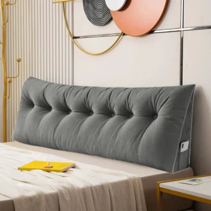 Coussin de dossier triangulaire pour lit ou canapé — image 4