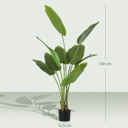HOMCOM – Bananier artificiel 160 cm — image 5