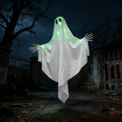 Fantôme lumineux vert à main de squelette — image 12