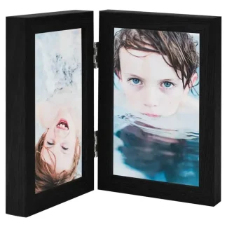 Cadre photo double pliable