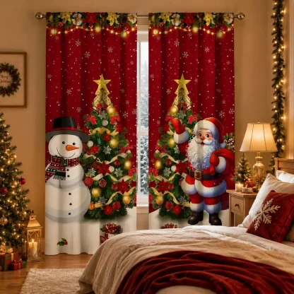 Rideaux de Noël semi-occultants, lot de 2 — image 21