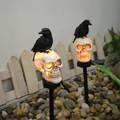 Projecteur de jardin fantôme grimaçant — image 2