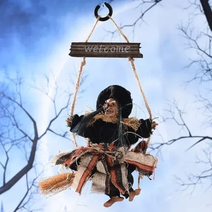 Poupée sorcière à suspendre — image 3