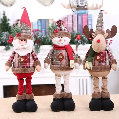 Poupée de noël télescopique, décorations de joyeux noël pour la maison, ornement de noël 2025, cadeaux de noël, nouvel an 2026 — image 16
