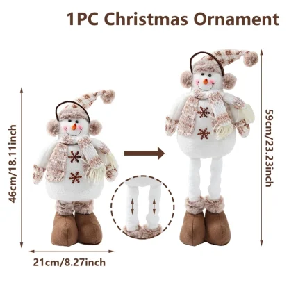 Poupée de noël télescopique, décorations de joyeux noël pour la maison, ornement de noël 2025, cadeaux de noël, nouvel an 2026 — image 30