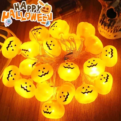 Guirlande lumineuse citrouilles — image 9