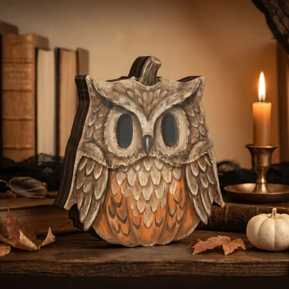 Blocs en bois d'Halloween : fantômes, chats, citrouilles — image 11