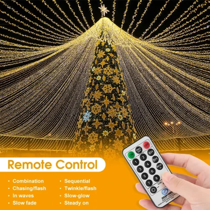 Guirlande lumineuse 25 m – 250 LED blanc chaud — image 2