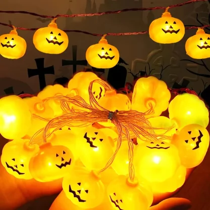 Guirlande lumineuse citrouilles — image 2