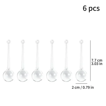 6-30 pièces de pendentifs en forme de gouttes de pluie en cristal, décorations pour sapin de Noël, perles de verre, décoration de rideaux, fournitures pour décorations de fête à domicile DIY — image 19