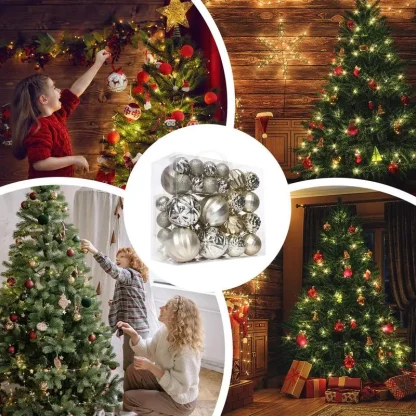 Ornements de sapin de Noël incassables, boule colorée, intérieur, extérieur, cérémonie — image 5