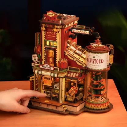 ROKR – Boîte à musique « Dream Gift Factory », puzzle 3D en bois — image 4