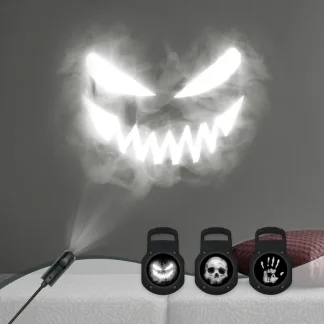 Projecteur lumineux fantômes, chauves-souris et araignées
