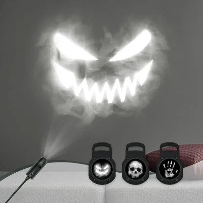 Projecteur lumineux fantômes, chauves-souris et araignées
