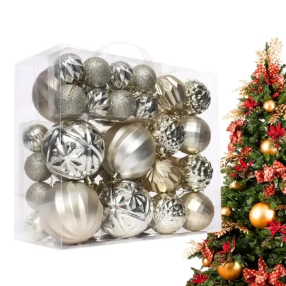 Ornements de sapin de Noël incassables, boule colorée, intérieur, extérieur, cérémonie — image 10