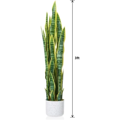 Sansevieria artificielle en pot — image 3