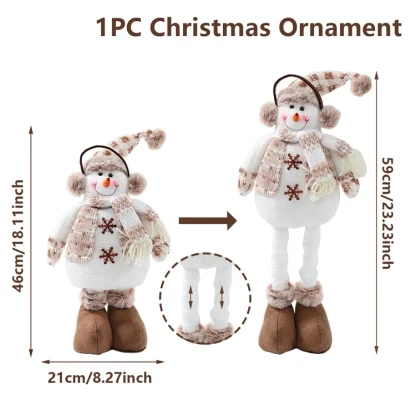 Poupée de noël télescopique, décorations de joyeux noël pour la maison, ornement de noël 2025, cadeaux de noël, nouvel an 2026 — image 7