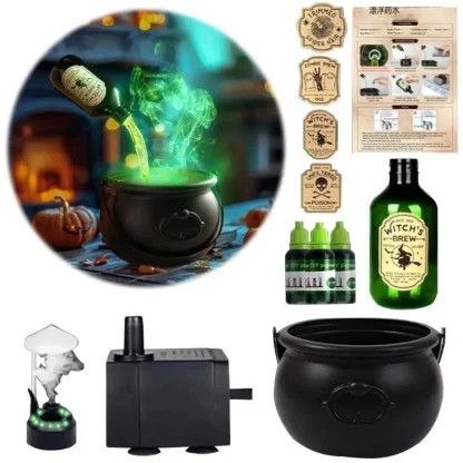 Chaudron noir avec bouteille flottante et diffuseur — image 10