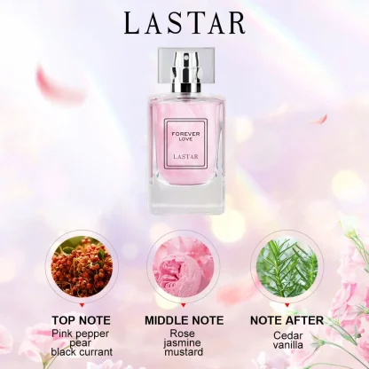 Parfum femme LASTAR, cadeaux de Noël. Total 100 ml/3,38 fl oz, parfum de rose, parfum longue durée, atmosphère de date — image 2