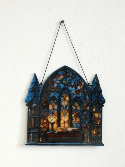 Maison gothique en acrylique à suspendre — image 9