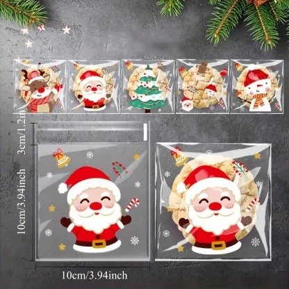 Sachets cellophane de Noël, lot de 100 à 300 — image 7