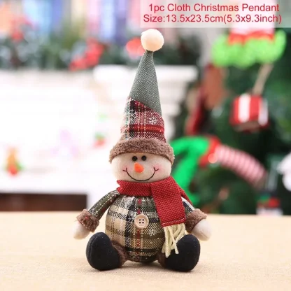 Poupée de noël télescopique, décorations de joyeux noël pour la maison, ornement de noël 2025, cadeaux de noël, nouvel an 2026 — image 11
