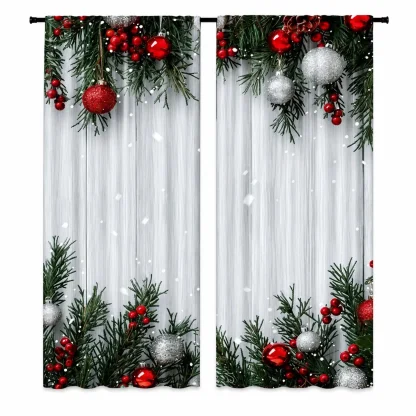 Rideaux de Noël semi-occultants, lot de 2 — image 9