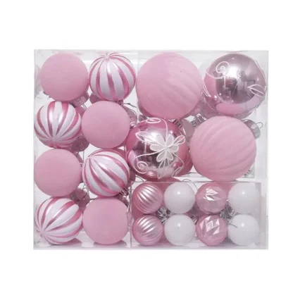 Ornements de sapin de Noël incassables, boule colorée, intérieur, extérieur, cérémonie