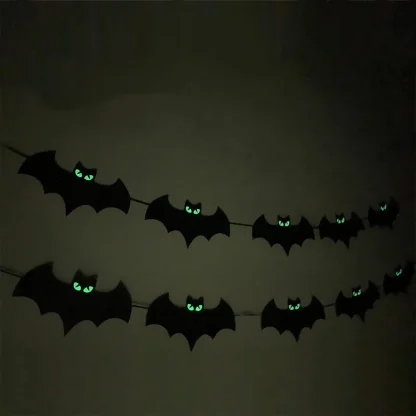 Bannière de chauves-souris aux yeux brillants, 10 pièces