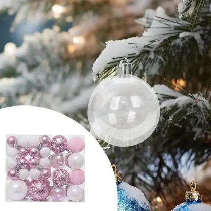 Ornements de sapin de Noël incassables, boule colorée, intérieur, extérieur, cérémonie — image 4