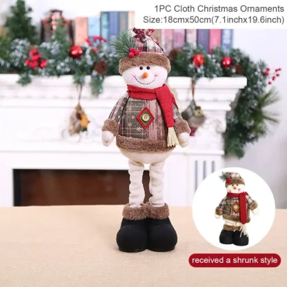 Poupée de noël télescopique, décorations de joyeux noël pour la maison, ornement de noël 2025, cadeaux de noël, nouvel an 2026 — image 12