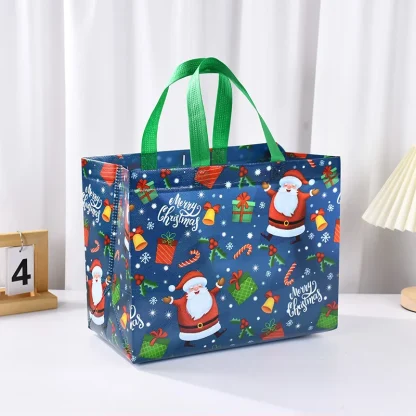 Sac cadeau de Noël Père Noël et bonhomme de neige — image 16