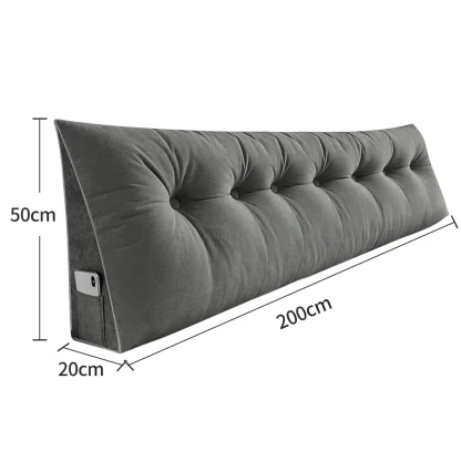 Coussin de dossier triangulaire pour lit ou canapé — image 8
