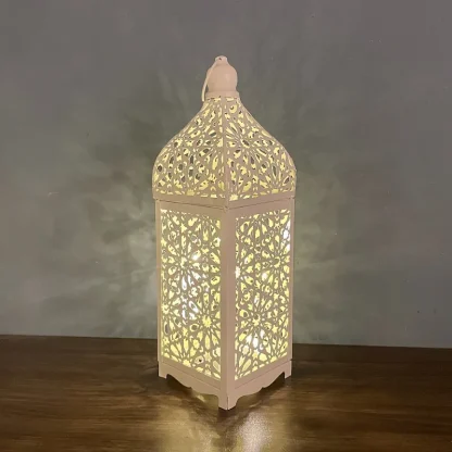 Lanterne marocaine en métal, porte-bougie — image 7