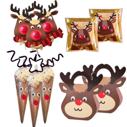 Sachets à bonbons renne de Noël — image 12
