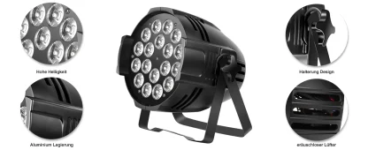 U'King – Lot de 4 projecteurs PAR LED RGBW 200 W, DMX — image 11