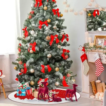 Décoration de noël en forme de renne, 3 pièces, Figurine d'élan, décoration de fête, rétro, fête de noël, pièce maîtresse festive — image 8
