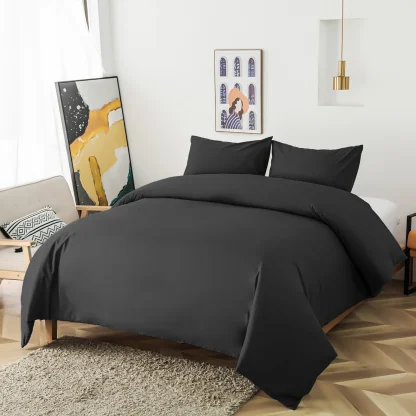 Parure de lit en microfibre avec taies d'oreiller — image 2