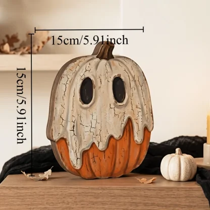 Blocs en bois d'Halloween : fantômes, chats, citrouilles — image 6