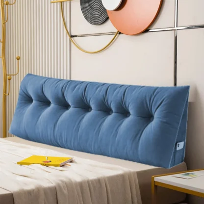 Coussin de lecture triangulaire pour tête de lit — image 2